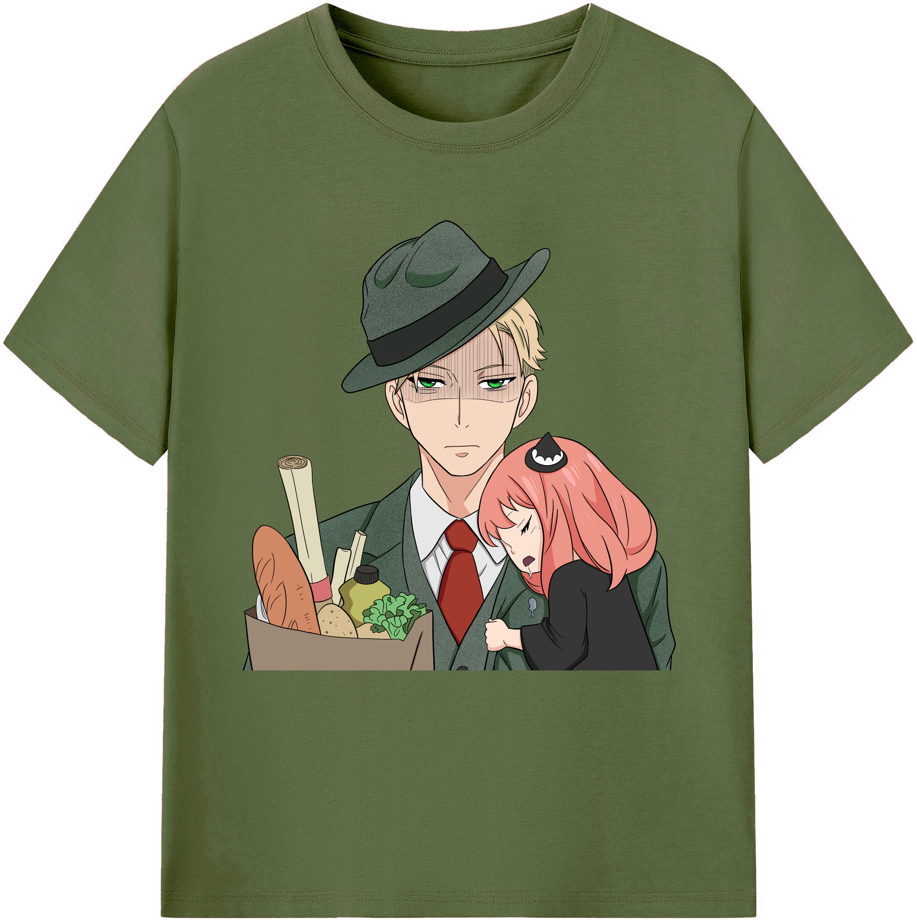 （画像用） SPY×FAMILY间谍家家酒 綿100％半袖Tシャツ（フロントプリント）